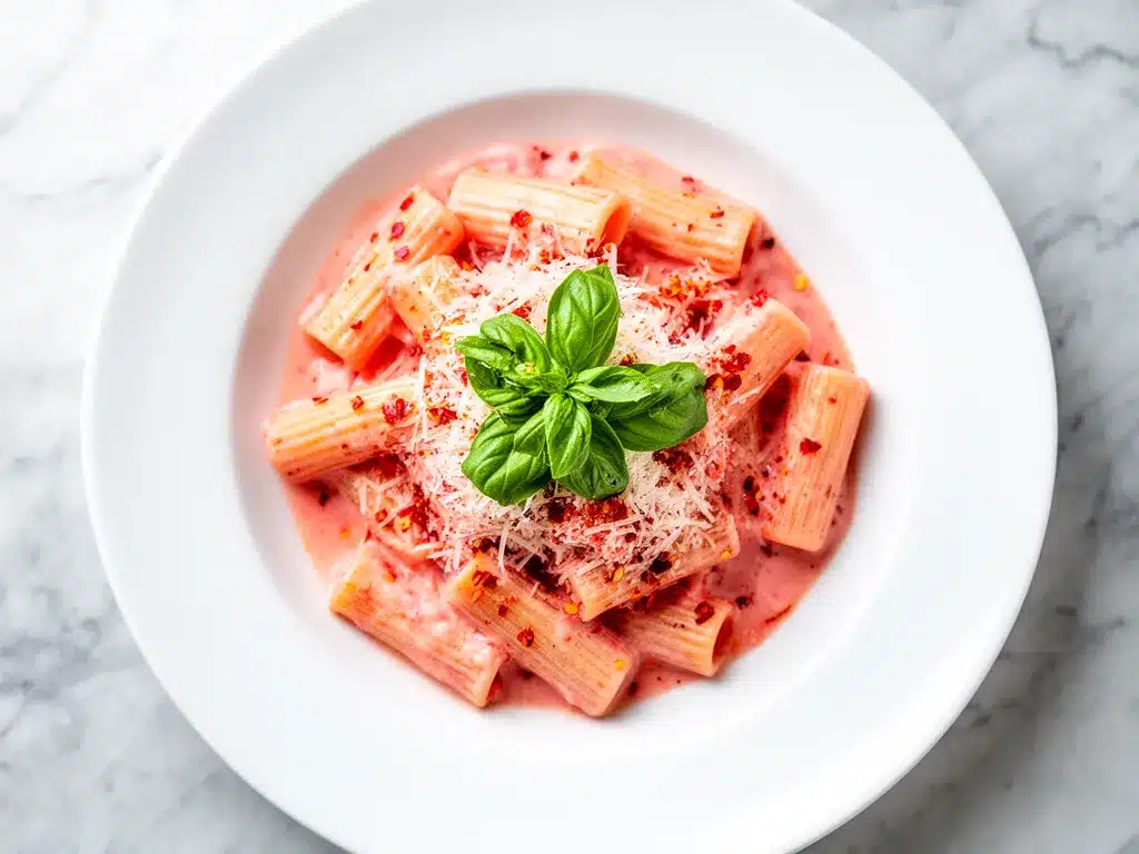 Spicy Rigatoni alla Vodka: Easy Family Dinner 4 spicy rigatoni alla vodka preparation steps