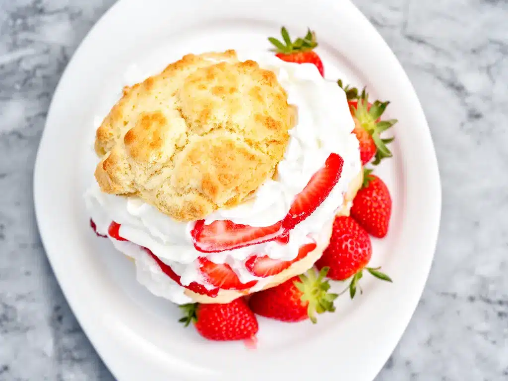 Strawberry Shortcake Recipe Easy Fluffy Whipped Cream for Weeknights 4 strawberry shortcake recipe preparation steps