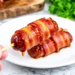tailgate bacon wrapped smokies - featured image