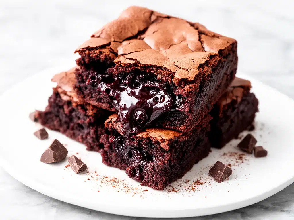 ultra fudgy one bowl brownies - featured image