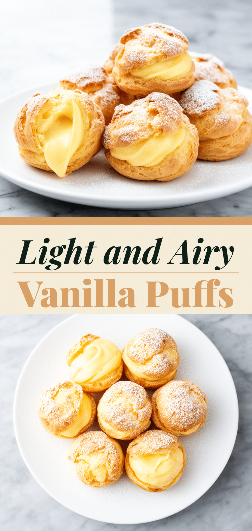 Vanilla Custard Cream Puffs Easy Recipe for Light Desserts at Home 5 vanilla custard cream puffs recipe