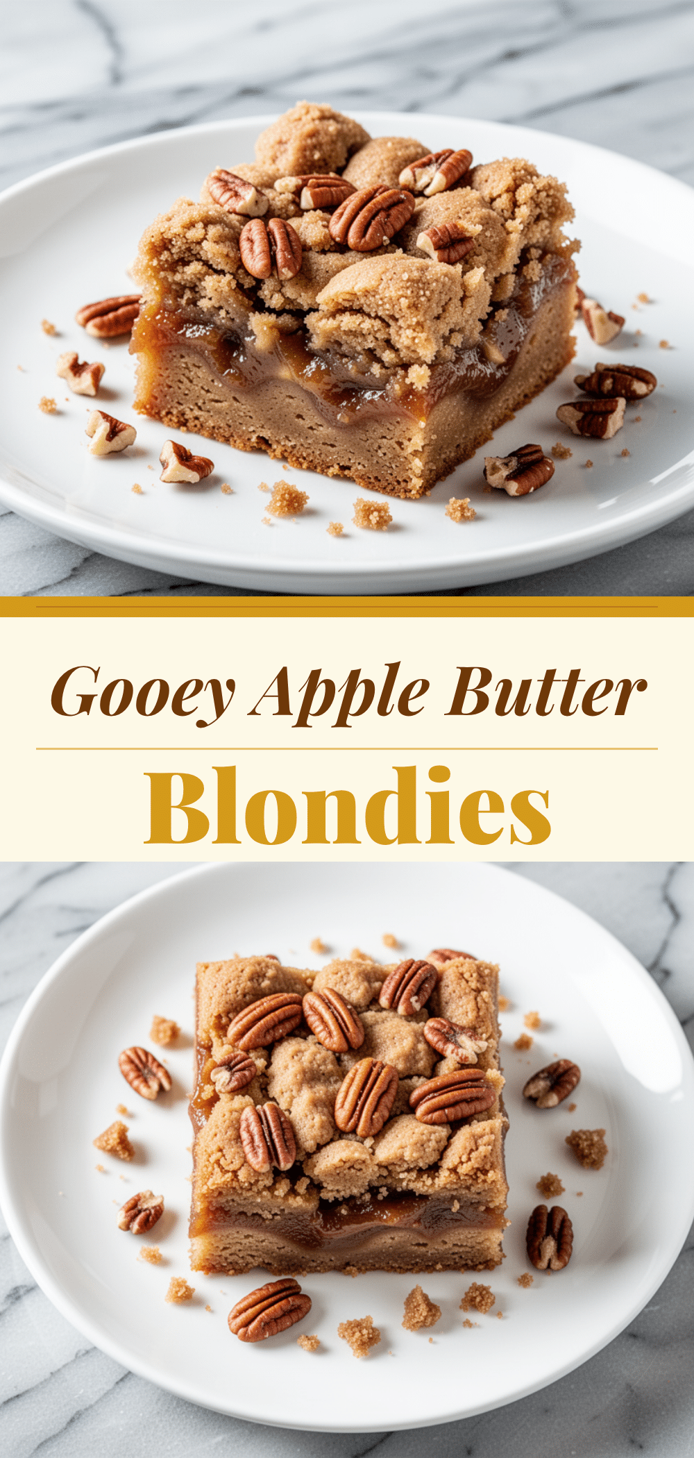 Gooey Apple Butter Blondies: 5-Ingredient Easy Dessert 5 apple butter blondies recipe