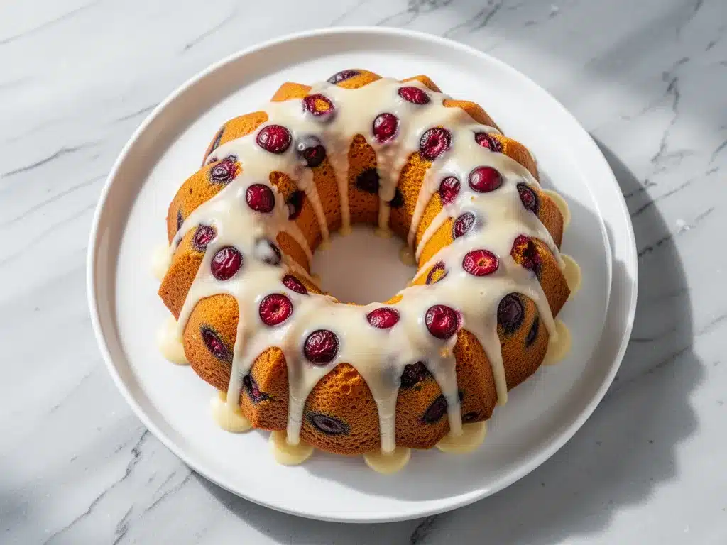 Autumn Cranberry Orange Bundt Cake: 5-Step Perfect Glaze 4 Autumn Cranberry Orange Bundt Cake preparation steps