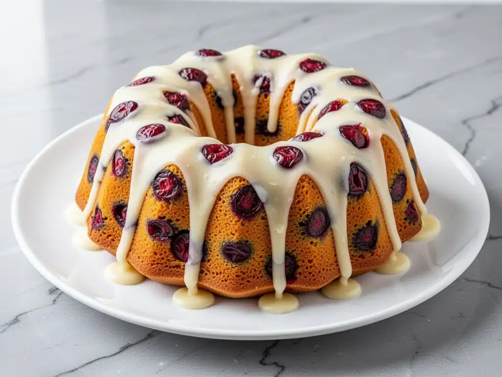 Autumn Cranberry Orange Bundt Cake - featured image