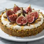 autumn fig and honey ricotta tart - featured image