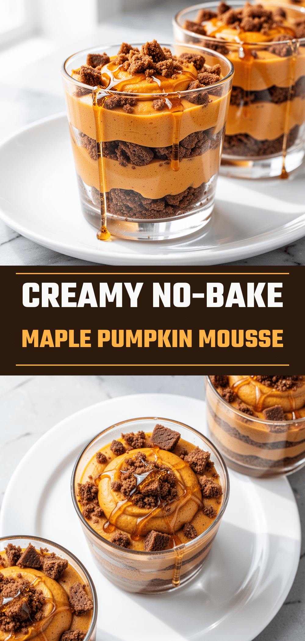 Autumn Maple Pumpkin Mousse Cups: Easy Thanksgiving Dessert 5 Autumn Maple Pumpkin Mousse Cups recipe