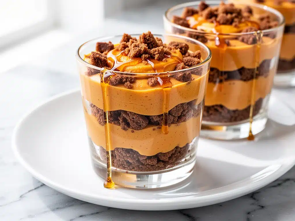 Autumn Maple Pumpkin Mousse Cups - featured image