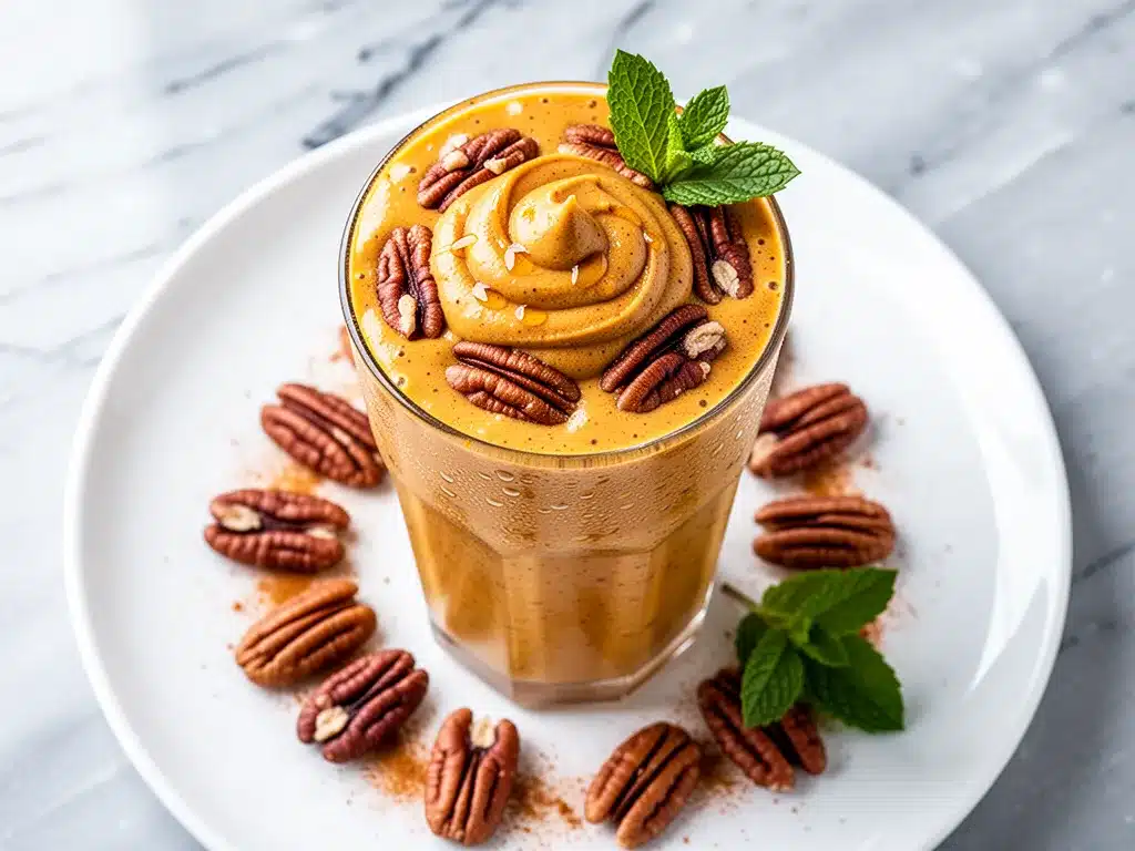 Autumn Pumpkin Chai Protein Smoothie: 5-Min Healthy Morning 4 Autumn Pumpkin Chai Protein Smoothie preparation steps
