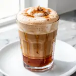 autumn pumpkin spice cold foam latte - featured image