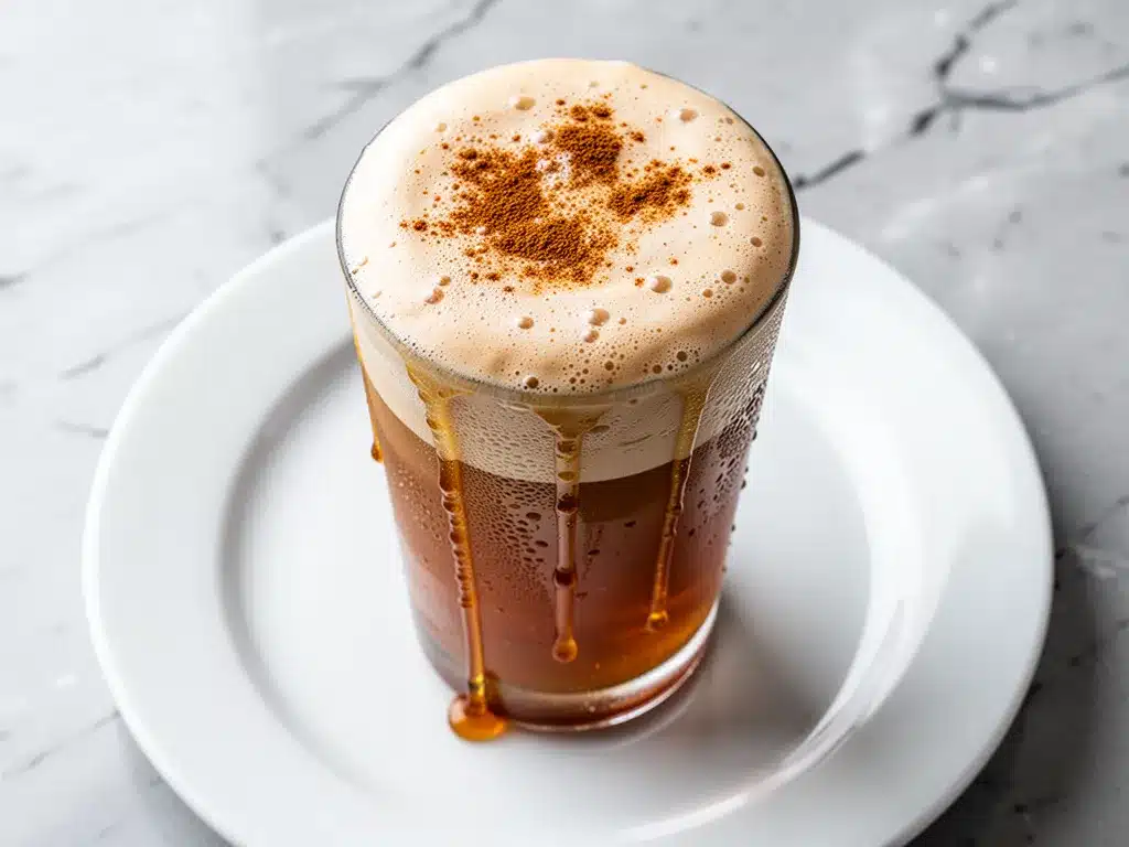 Autumn Pumpkin Spice Cold Foam Latte: 5-Min Easy Recipe 4 autumn pumpkin spice cold foam latte preparation steps