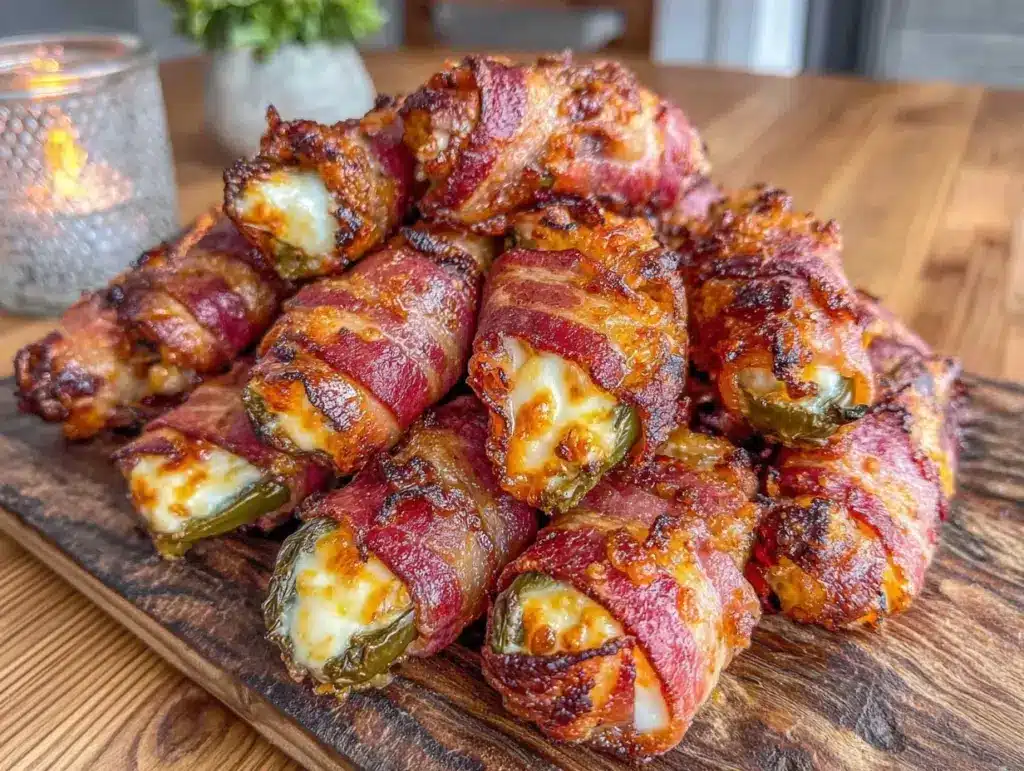 bacon wrapped jalapeno poppers - featured image