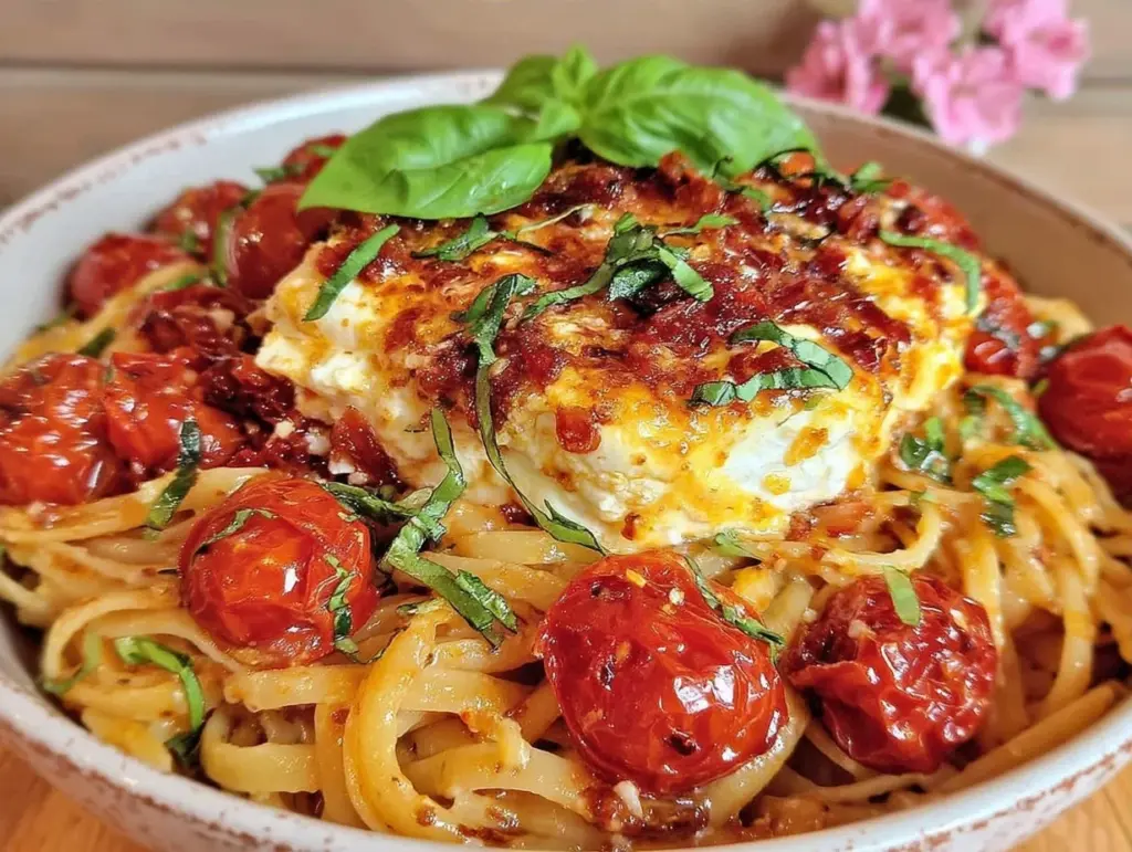 baked feta pasta - featured image