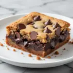 bakery-style chocolate chip cookie bars - featured image