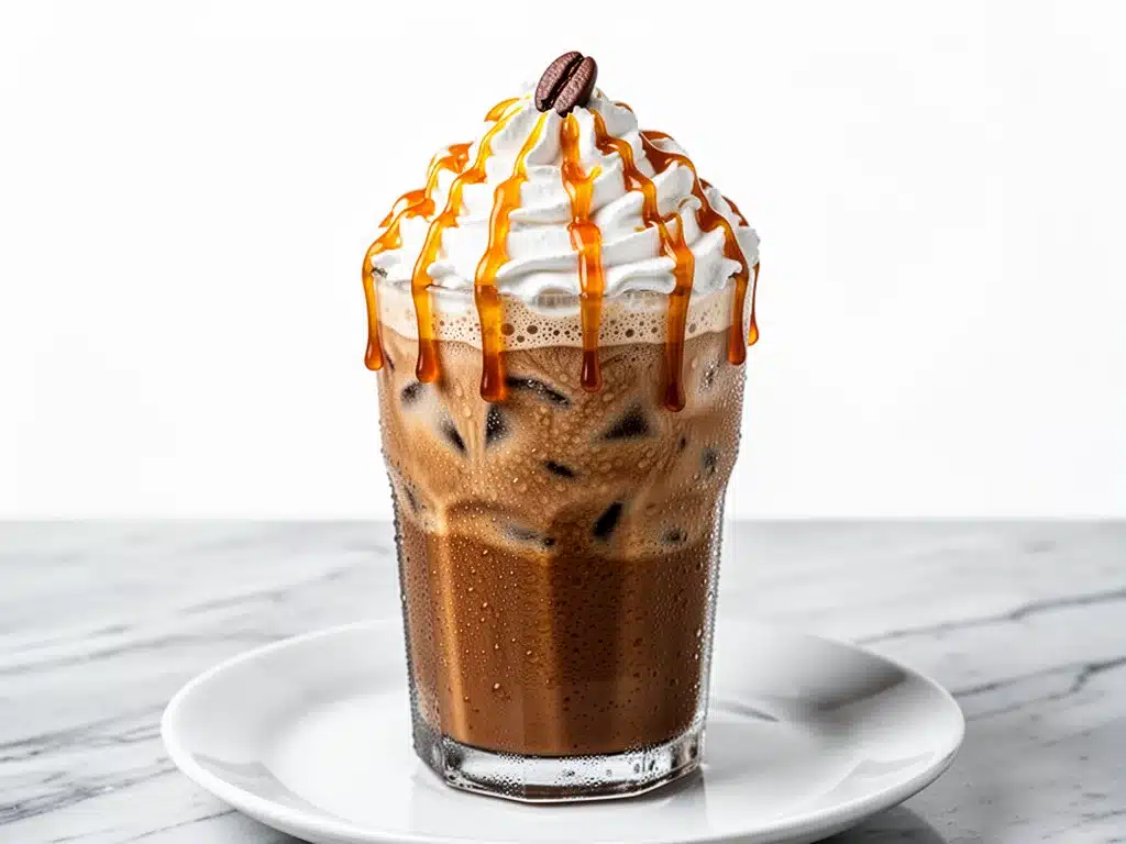 blended espresso frappe - featured image
