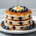 blueberry cottage cheese pancakes - featured image