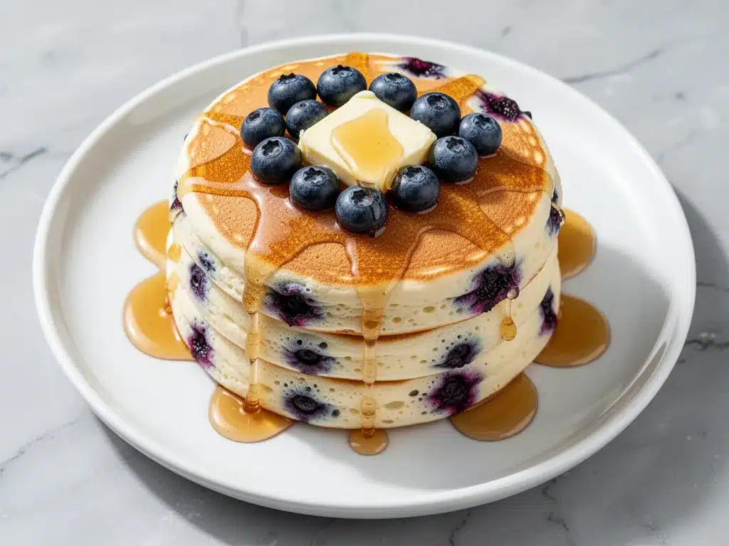Fluffy Blueberry Cottage Cheese Pancakes: 15-Minute Weeknight Breakfast 4 blueberry cottage cheese pancakes preparation steps