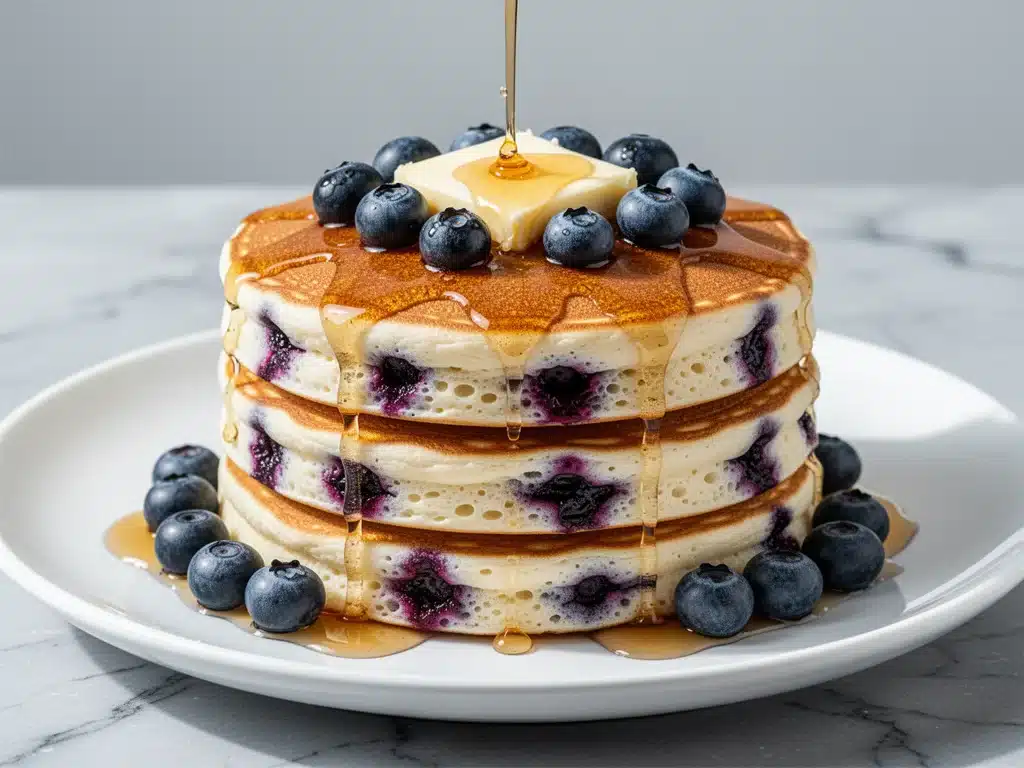 Home 1 blueberry cottage cheese pancakes - featured image