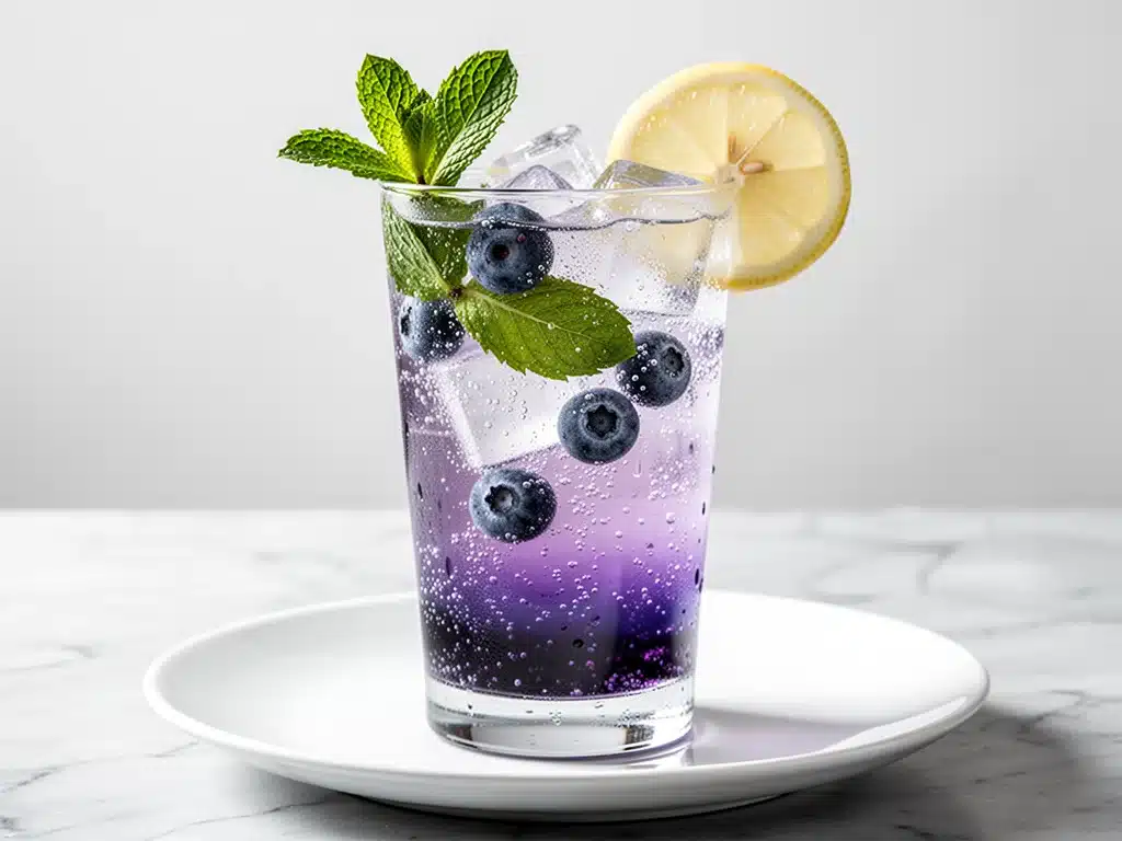blueberry lavender lemonade spritzer - featured image