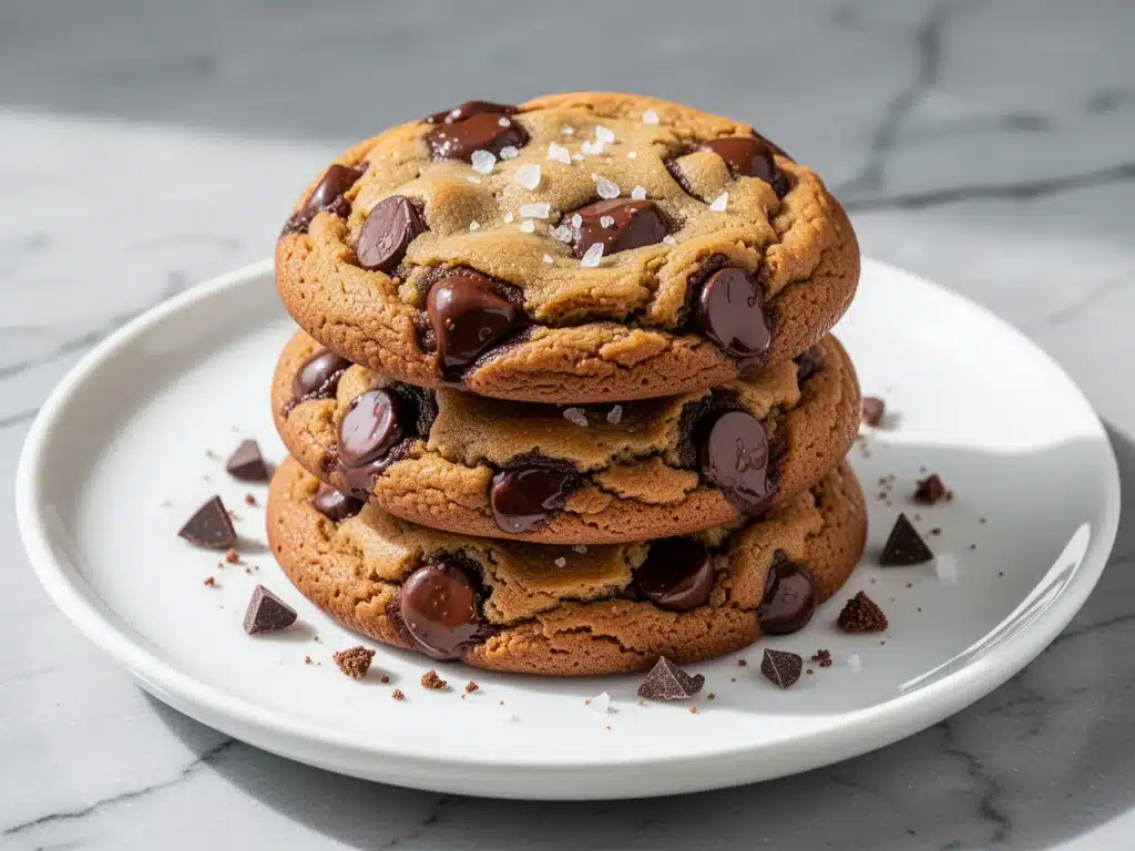 brown butter chocolate chip cookies - featured image