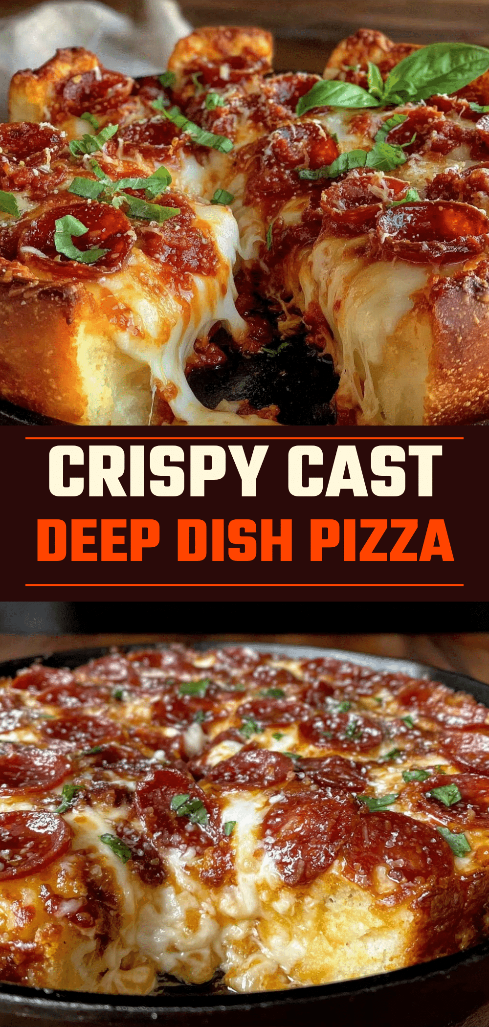 Cast Iron Deep Dish Pepperoni Pizza: 5-Ingredient Family Dinner 5 cast iron deep dish pepperoni pizza recipe