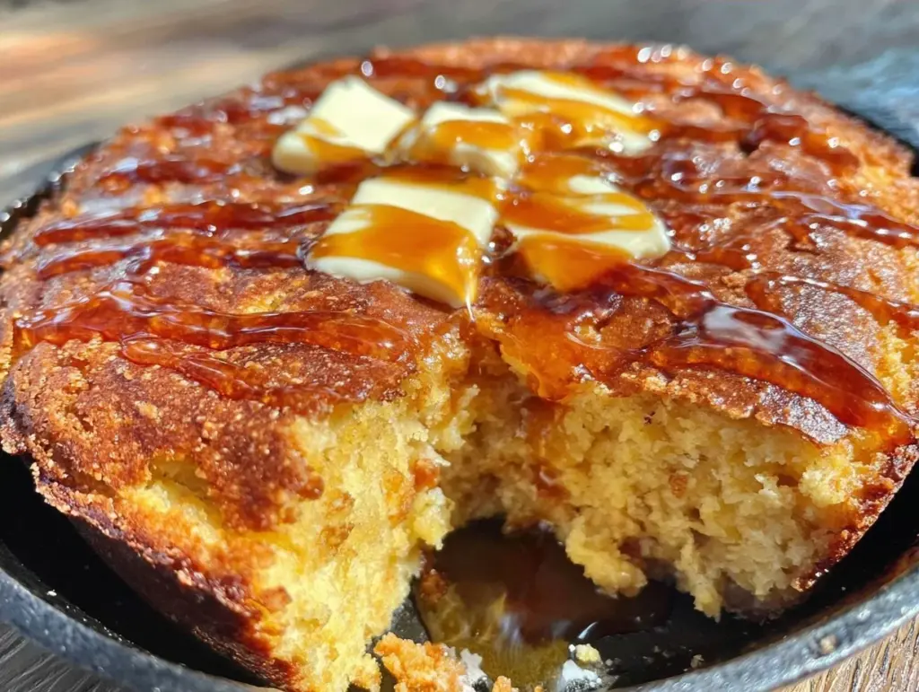 cast iron skillet cornbread - featured image