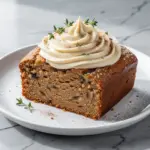 chai spiced banana bread with cream cheese swirl - featured image