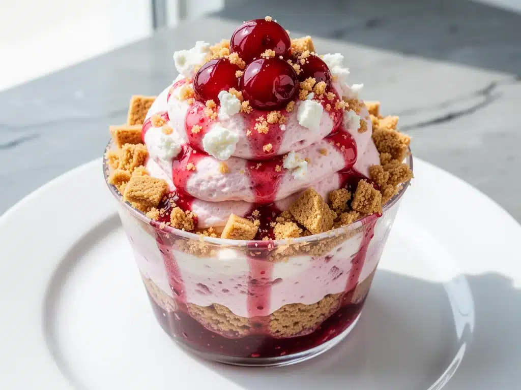 Cherry Cheesecake Fluff - featured image