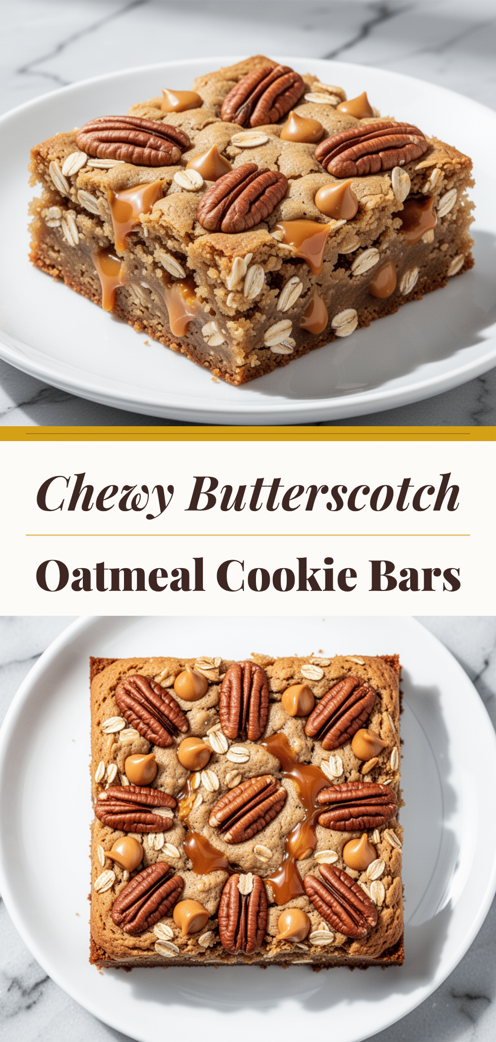 Chewy Oatmeal Cookie Bars: Easy 3-Ingredient Dessert 5 chewy oatmeal cookie bars recipe