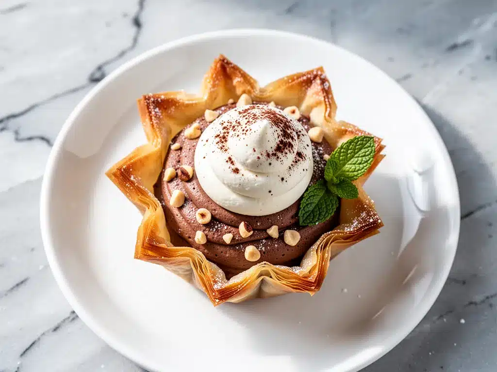 Ultra-Creamy Chocolate Hazelnut Phyllo Cups: 5 Best Dessert Cups 4 chocolate hazelnut phyllo cups preparation steps