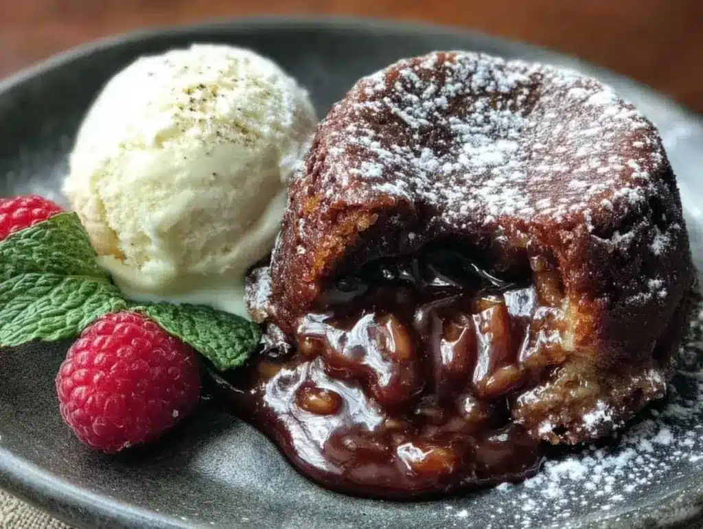 chocolate lava cake - featured image