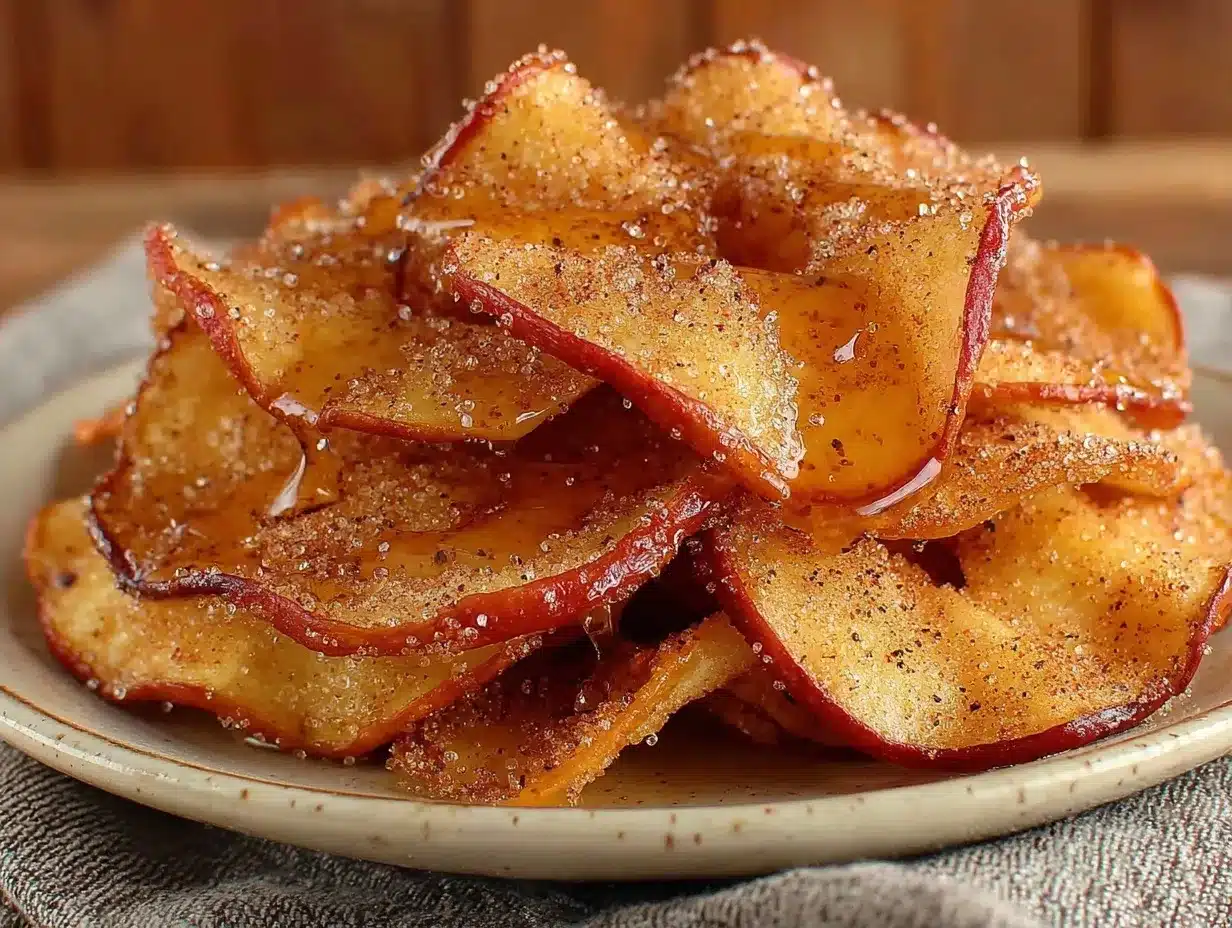 Cinnamon Sugar Baked Apple Chips: Easy 4-Ingredient Kid Snack 4 cinnamon sugar baked apple chips preparation steps