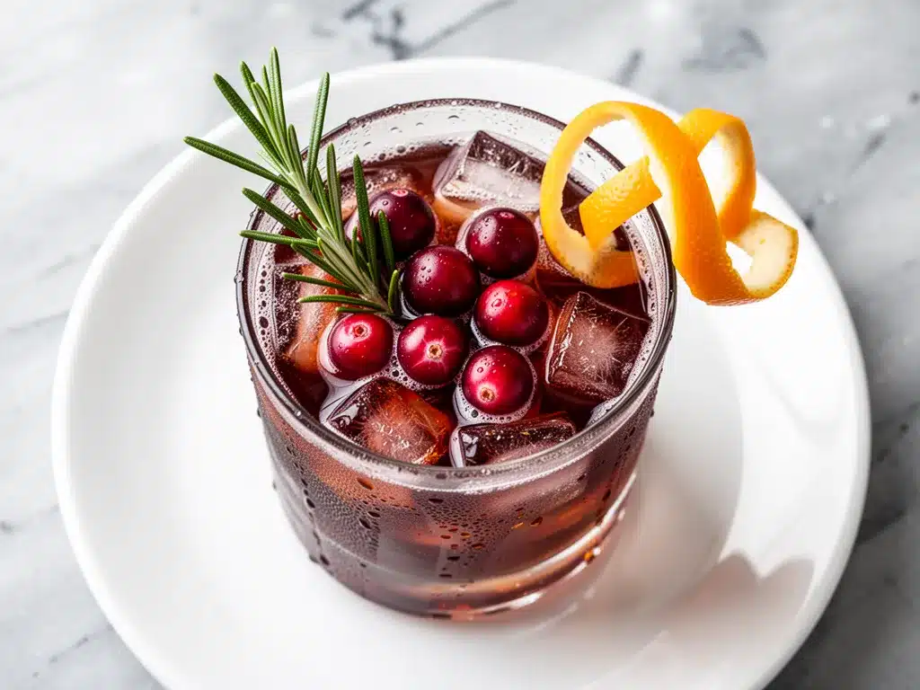 Cozy Fall Cranberry Maple Bourbon Smash: Easy Holiday Party Drink 4 Cozy Fall Cranberry Maple Bourbon Smash preparation steps