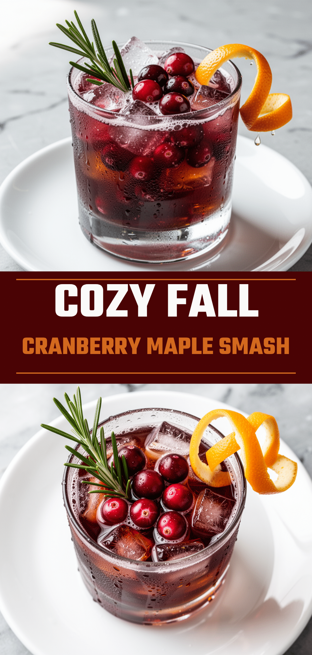 Cozy Fall Cranberry Maple Bourbon Smash: Easy Holiday Party Drink 5 Cozy Fall Cranberry Maple Bourbon Smash recipe