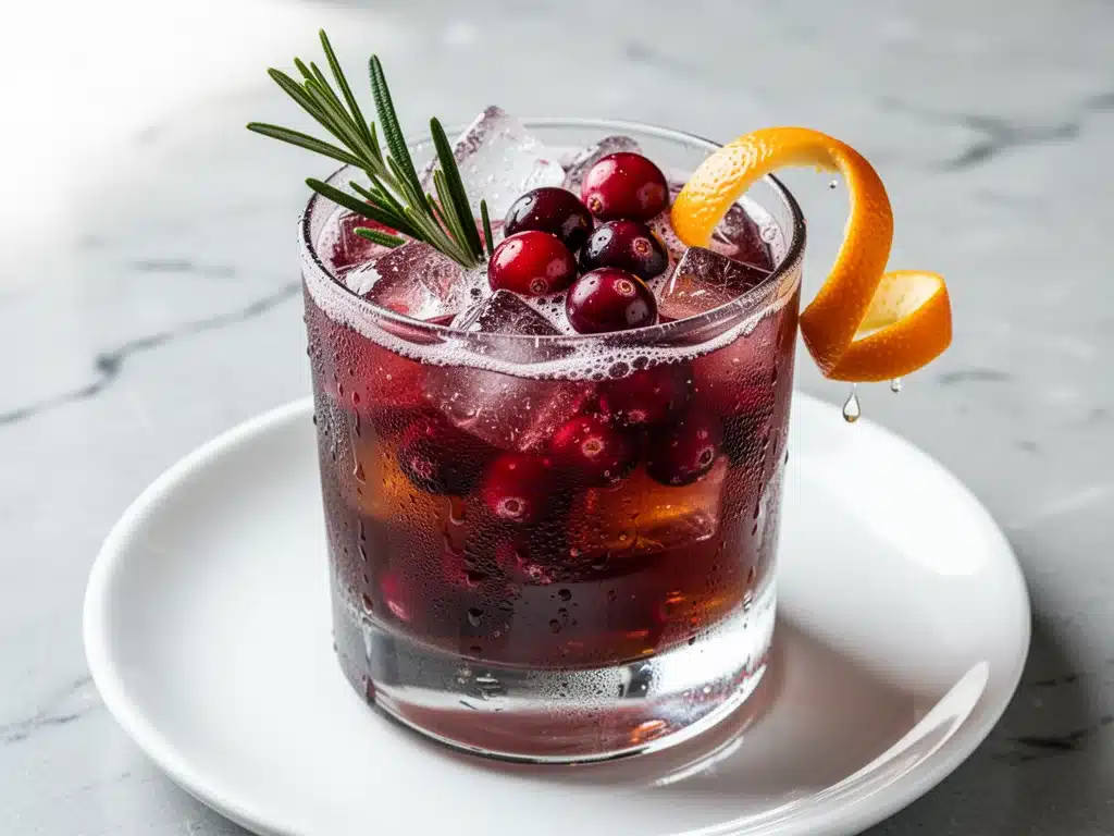 Cozy Fall Cranberry Maple Bourbon Smash - featured image