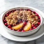 Cozy Fall Cranberry Pear Crisp - featured image