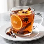 Cozy Fall Mulled Apple Cider Mocktail - featured image