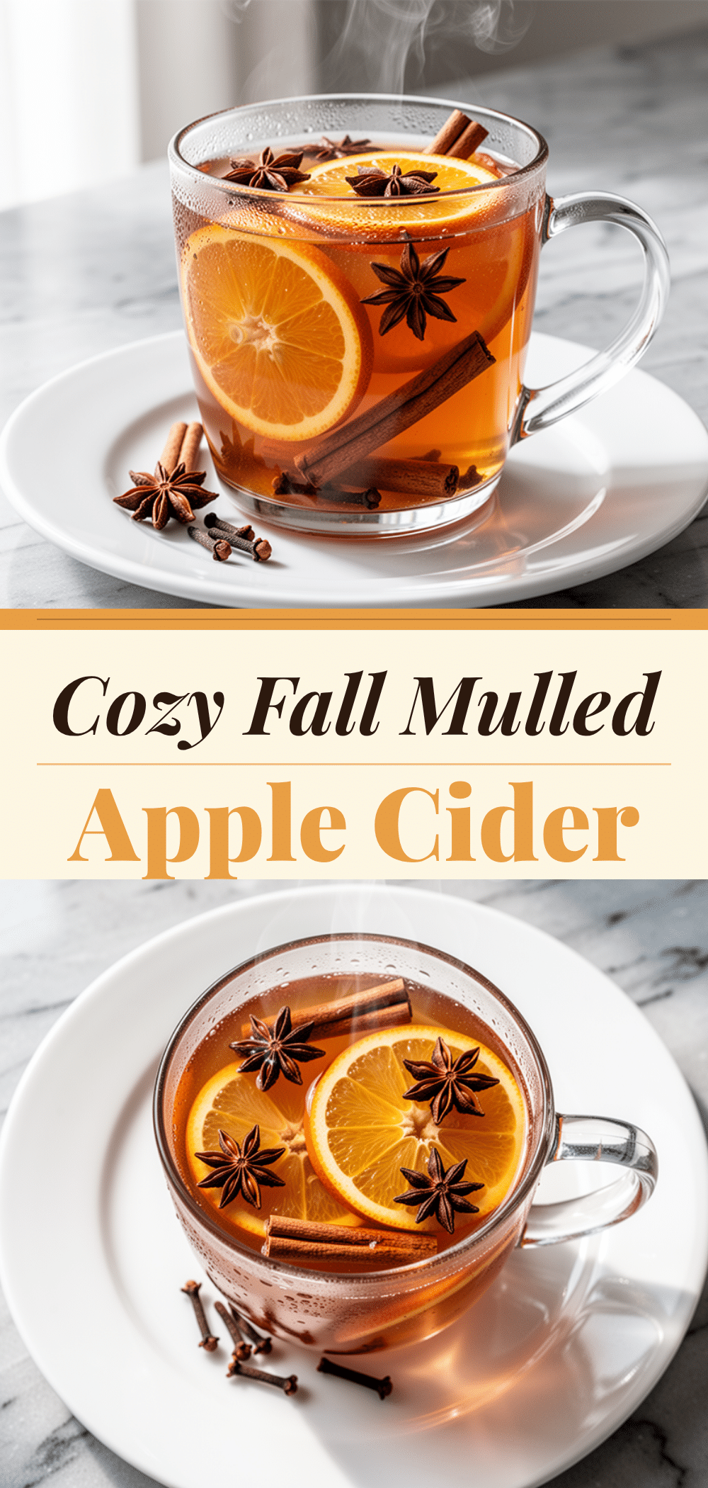 Cozy Fall Mulled Apple Cider Mocktail: 5 Easy Holiday Drinks 5 Cozy Fall Mulled Apple Cider Mocktail recipe