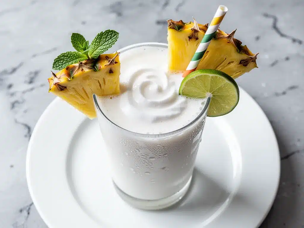 Creamy Coconut Pina Colada Mocktail: 5-Min Summer Party Drink 4 creamy coconut pina colada mocktail preparation steps