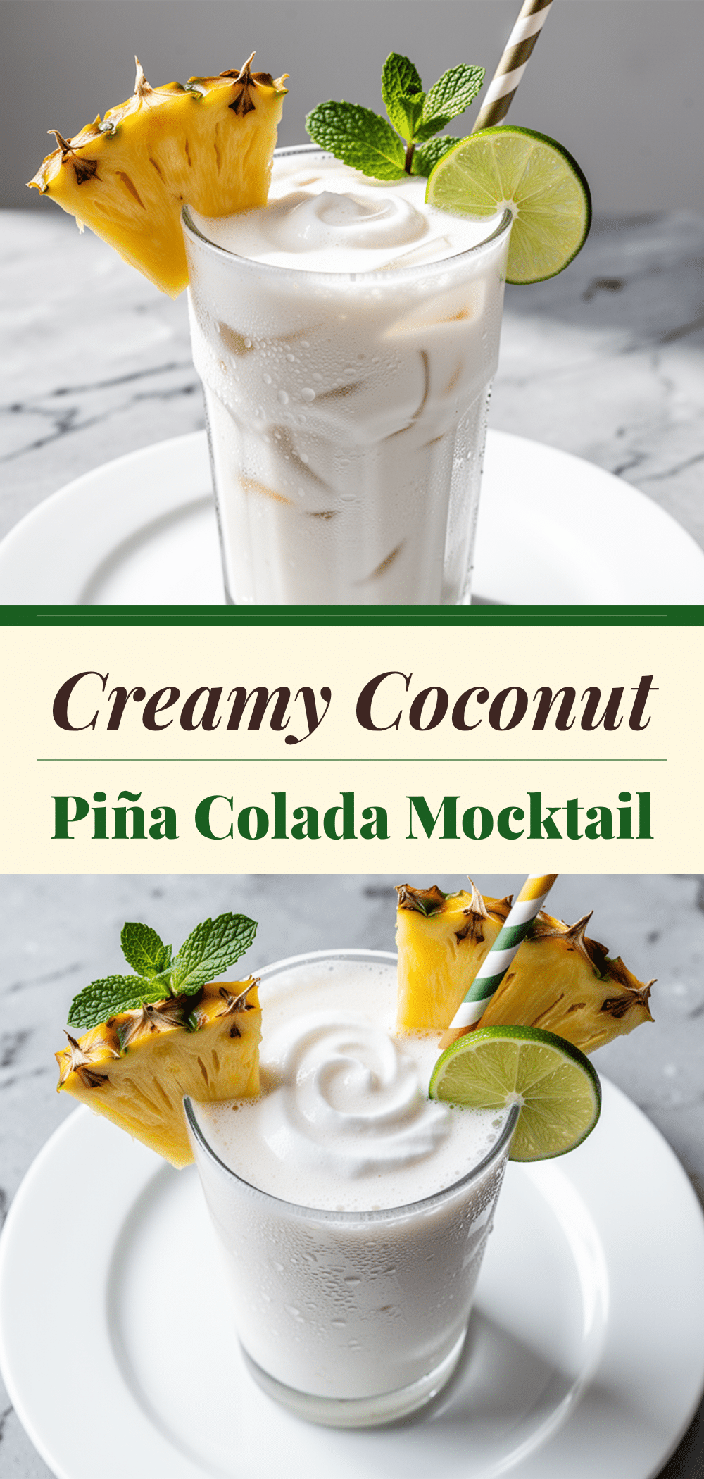 Creamy Coconut Pina Colada Mocktail: 5-Min Summer Party Drink 5 creamy coconut pina colada mocktail recipe