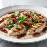 creamy marry me chicken skillet - featured image