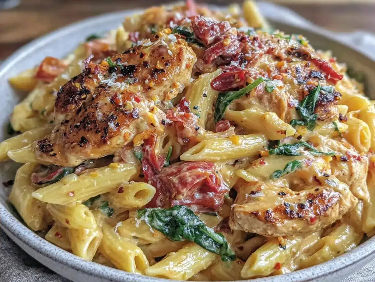 Creamy Sun-Dried Tomato Pasta: Easy Family Dinner 4 creamy sun-dried tomato pasta preparation steps