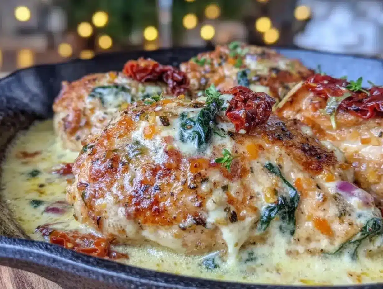 Creamy Tuscan Garlic Chicken Skillet: 30-Min Budget Meal 4 creamy tuscan garlic chicken skillet preparation steps