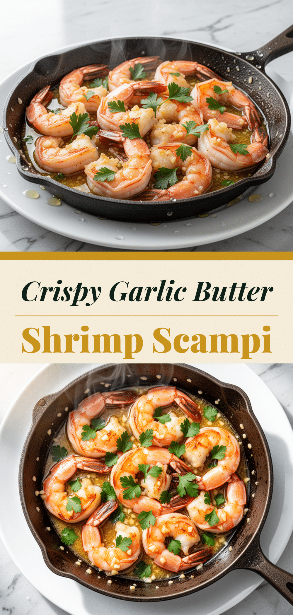 Crispy Garlic Butter Shrimp Scampi Skillet: 30-Min Dinner 5 crispy garlic butter shrimp scampi skillet recipe