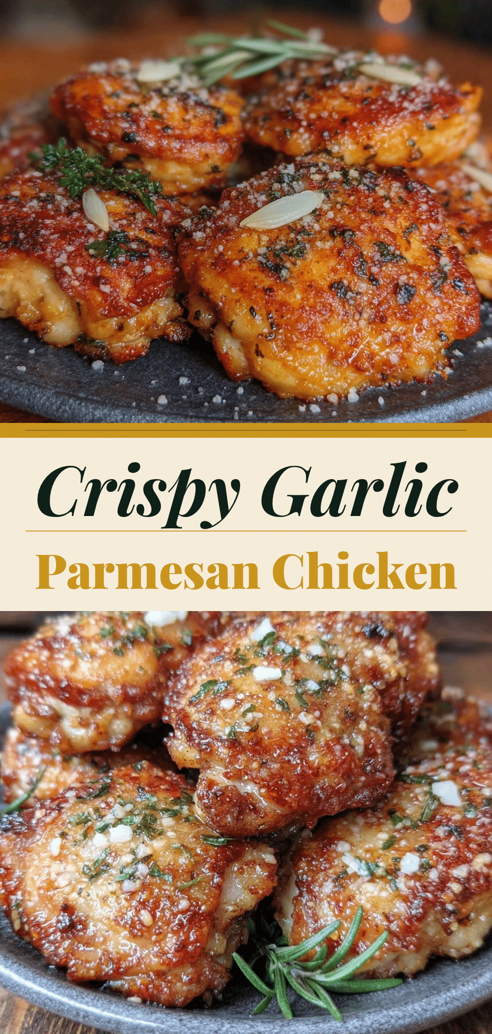 Crispy Garlic Parmesan Air Fryer Chicken Thighs: Easy Family Dinner 5 Crispy Garlic Parmesan Air Fryer Chicken Thighs recipe