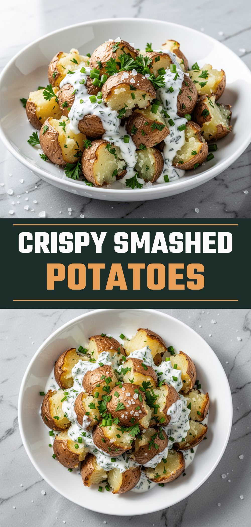 Crispy Smashed Potato Salad: Best Party Salad Recipe 5 crispy smashed potato salad recipe