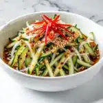 crunchy Asian cucumber salad - featured image