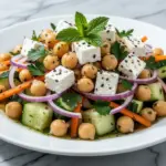 crunchy Mediterranean chickpea salad - featured image