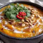 dairy-free coconut curry butternut squash soup - featured image