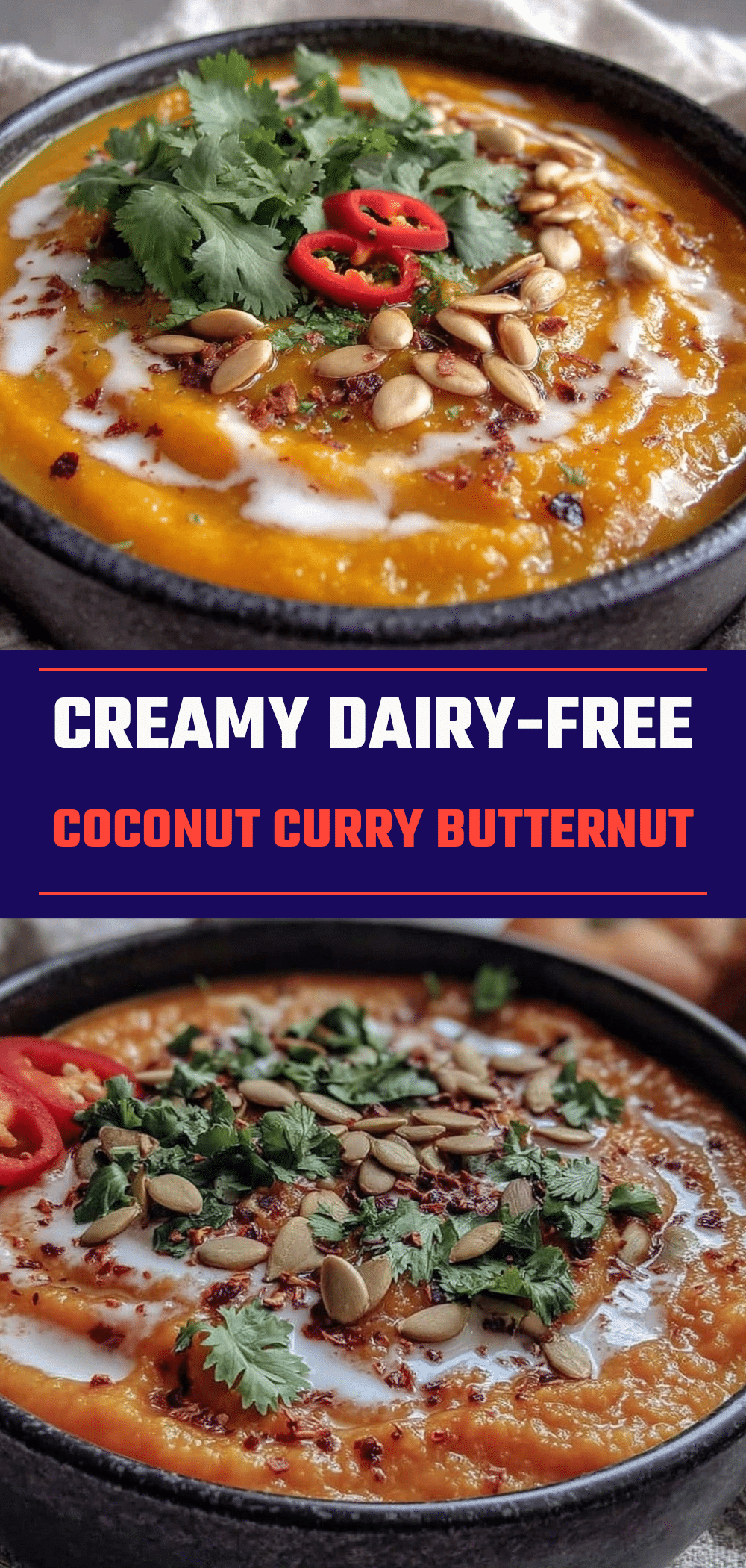 Dairy-Free Coconut Curry Butternut Squash Soup: Cheap Family Meal 5 dairy-free coconut curry butternut squash soup recipe