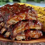 Easy Bourbon BBQ Ribs - featured image
